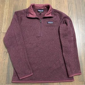 Patagonia pullover purple 1/4 zip better sweater sweatshirt